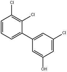 [1,1'-Biphenyl]-3-ol, 2',3',5-trichloro- 结构式