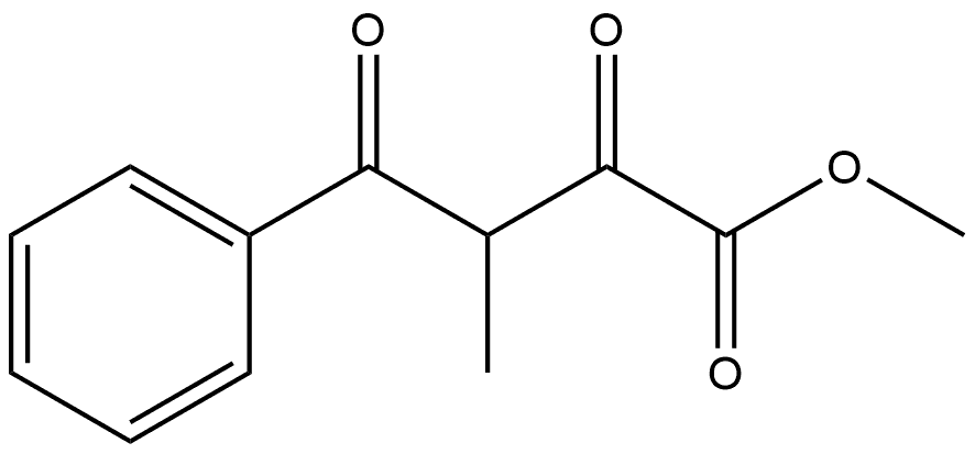 methyl 3-methyl-2,4-dioxo-4-phenylbutanoate 结构式