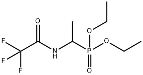 Phosphonic acid, [1-[(trifluoroacetyl)amino]ethyl]-, diethyl ester (9CI) 结构式