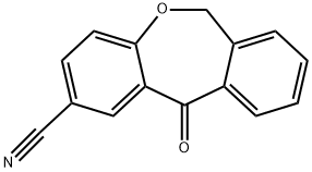 Dibenz[b,e]oxepin-2-carbonitrile, 6,11-dihydro-11-oxo- 结构式