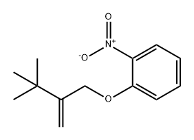 Benzene, 1-(3,3-dimethyl-2-methylenebutoxy)-2-nitro- 结构式