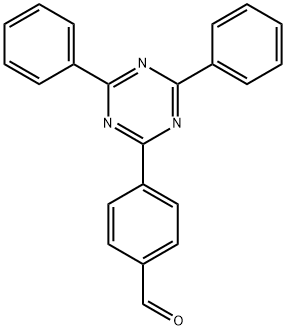 4-(4,6-二苯基-1,3,5-三嗪-2-基)苯甲醛 结构式