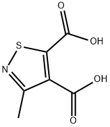 3-甲基异噻唑-4,5-二羧酸 结构式