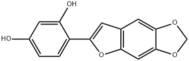 1,3-Benzenediol, 4-furo[2,3-f]-1,3-benzodioxol-6-yl- 结构式