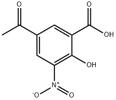 Benzoic acid, 5-acetyl-2-hydroxy-3-nitro- 结构式