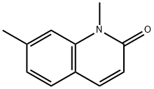 2(1H)-Quinolinone, 1,7-dimethyl- 结构式