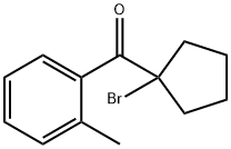 Methanone, (1-bromocyclopentyl)(2-methylphenyl)- 结构式