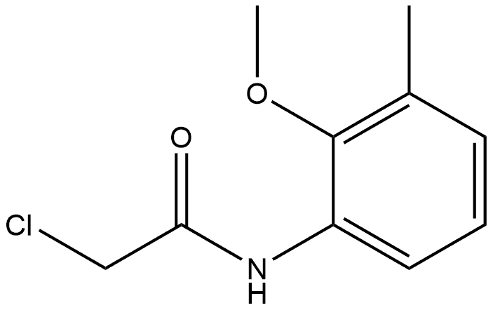 2-Chloro-N-(2-methoxy-3-methylphenyl)acetamide 结构式