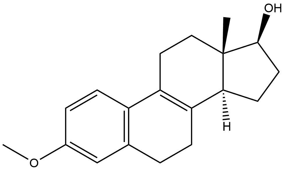 Estra-1,3,5(10),8-tetraen-17-ol, 3-methoxy-, (17β)- (9CI) 结构式