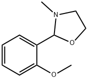 Oxazolidine, 2-(2-methoxyphenyl)-3-methyl- 结构式