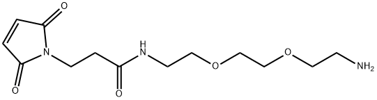 1H-PYRROLE-1-PROPANAMIDE, N-[2-[2-(2-AMINOETHOXY)ETHOXY]ETHYL]-2,5-DIHYDRO-2,5-DIOXO- 结构式