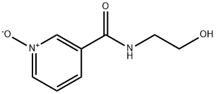 3-Pyridinecarboxamide, N-(2-hydroxyethyl)-, 1-oxide 结构式