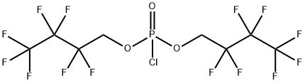 Phosphorochloridic acid, bis(2,2,3,3,4,4,4-heptafluorobutyl) ester (8CI,9CI) 结构式