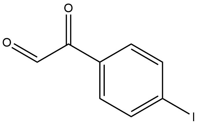 Benzeneacetaldehyde, 4-iodo-α-oxo- 结构式