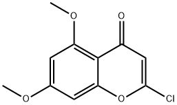 2-氯-5,7-二甲氧基-4H-色烯-4-酮 结构式