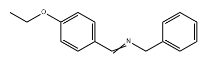 Benzenemethanamine, N-[(4-ethoxyphenyl)methylene]- 结构式