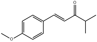 1-Penten-3-one, 1-(4-methoxyphenyl)-4-methyl-, (1E)- 结构式