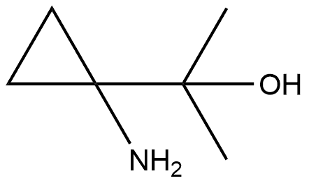 2-(1-氨基环丙基)丙-2-醇 结构式