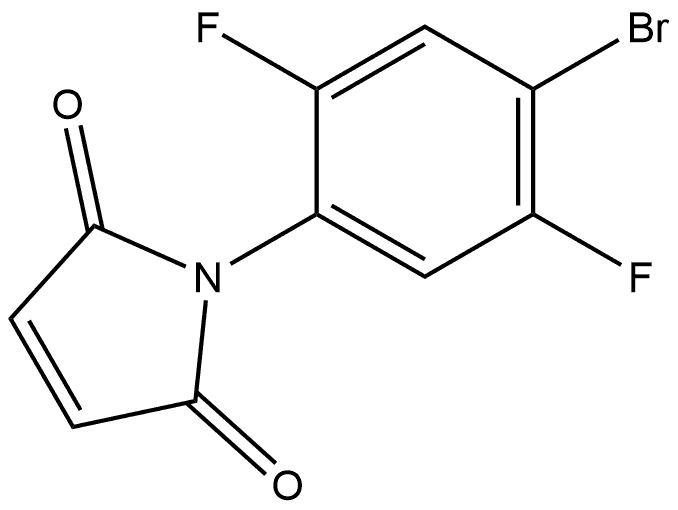 1-(4-Bromo-2,5-difluorophenyl)-1H-pyrrole-2,5-dione 结构式