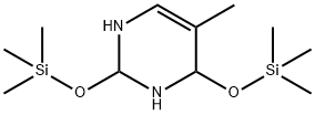 Pyrimidine, 1,2,3,4-tetrahydro-5-methyl-2,4-bis[(trimethylsilyl)oxy]- 结构式