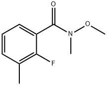 Benzamide, 2-fluoro-N-methoxy-N,3-dimethyl- 结构式