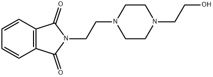 1H-Isoindole-1,3(2H)-dione, 2-[2-[4-(2-hydroxyethyl)-1-piperazinyl]ethyl]- 结构式