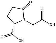 (S)-1-(羧基甲基)-5-氧代吡咯烷-2-甲酸 结构式