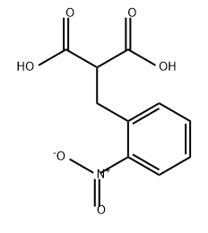 Propanedioic acid, 2-[(2-nitrophenyl)methyl]- 结构式