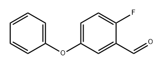 Benzaldehyde, 2-fluoro-5-phenoxy- 结构式