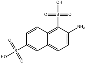 1,6-Naphthalenedisulfonic acid, 2-amino- 结构式