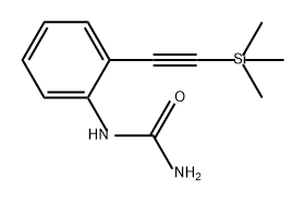 Urea, N-[2-[2-(trimethylsilyl)ethynyl]phenyl]- 结构式