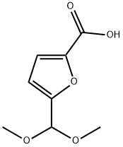 5-(二甲氧基甲基)-2-呋喃甲酸 结构式