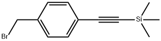 乙炔基苯-1-(溴甲基)-4-[2-(三甲基甲硅烷基) 结构式