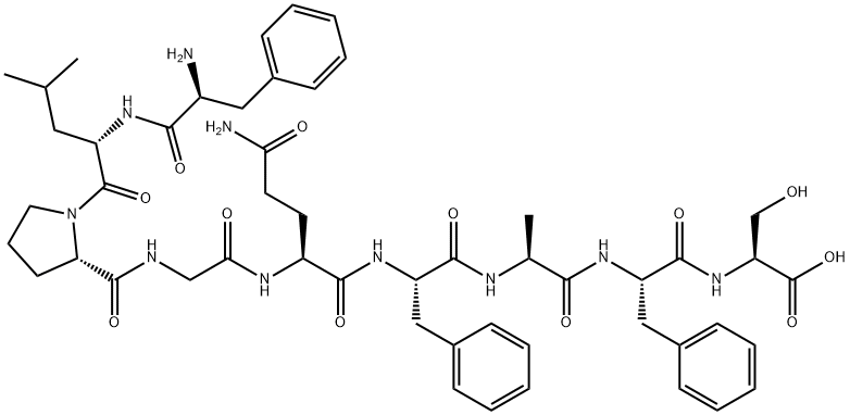 配体多肽CHEMERIN148-156, MOUSE 结构式