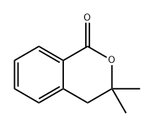 1H-2-Benzopyran-1-one, 3,4-dihydro-3,3-dimethyl- 结构式