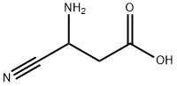 3-氨基-3-氰基丙酸 结构式