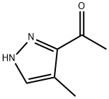 1-(4-甲基1H-吡唑-3-基)乙-1-酮 结构式