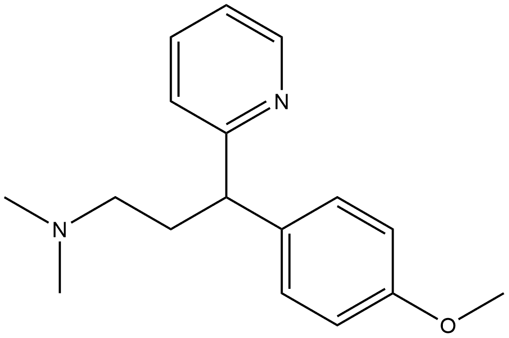 氯苯那敏杂质1 结构式