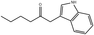 2-Hexanone, 1-(1H-indol-3-yl)- 结构式