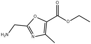 2-(氨基甲基)-4-甲基恶唑-5-羧酸乙酯 结构式