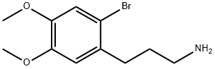 Benzenepropanamine, 2-bromo-4,5-dimethoxy- 结构式