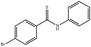 Benzenecarbothioamide, 4-bromo-N-phenyl- 结构式