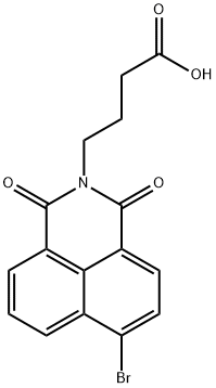 1H-Benz[de]isoquinoline-2(3H)-butanoic acid, 6-bromo-1,3-dioxo- 结构式