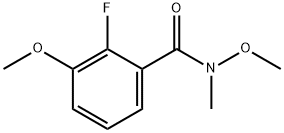 Benzamide, 2-fluoro-N,3-dimethoxy-N-methyl- 结构式