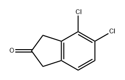 4,5-二氯-1H-茚-2(3H)-酮 结构式