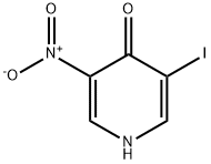 4(1H)-Pyridinone, 3-iodo-5-nitro- 结构式