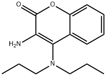 3-Amino-4-(dipropylamino)-2H-chromen-2-one 结构式