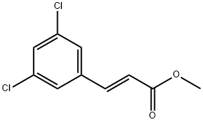 (E)-3-(3,5-二氯苯基)丙烯酸甲酯 结构式