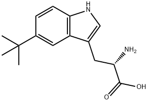 L-Tryptophan, 5-(1,1-dimethylethyl)- 结构式