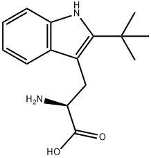 L-Tryptophan, 2-(1,1-dimethylethyl)- 结构式